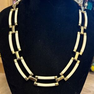 Vintage Banana Republic , choker necklace, gold tone